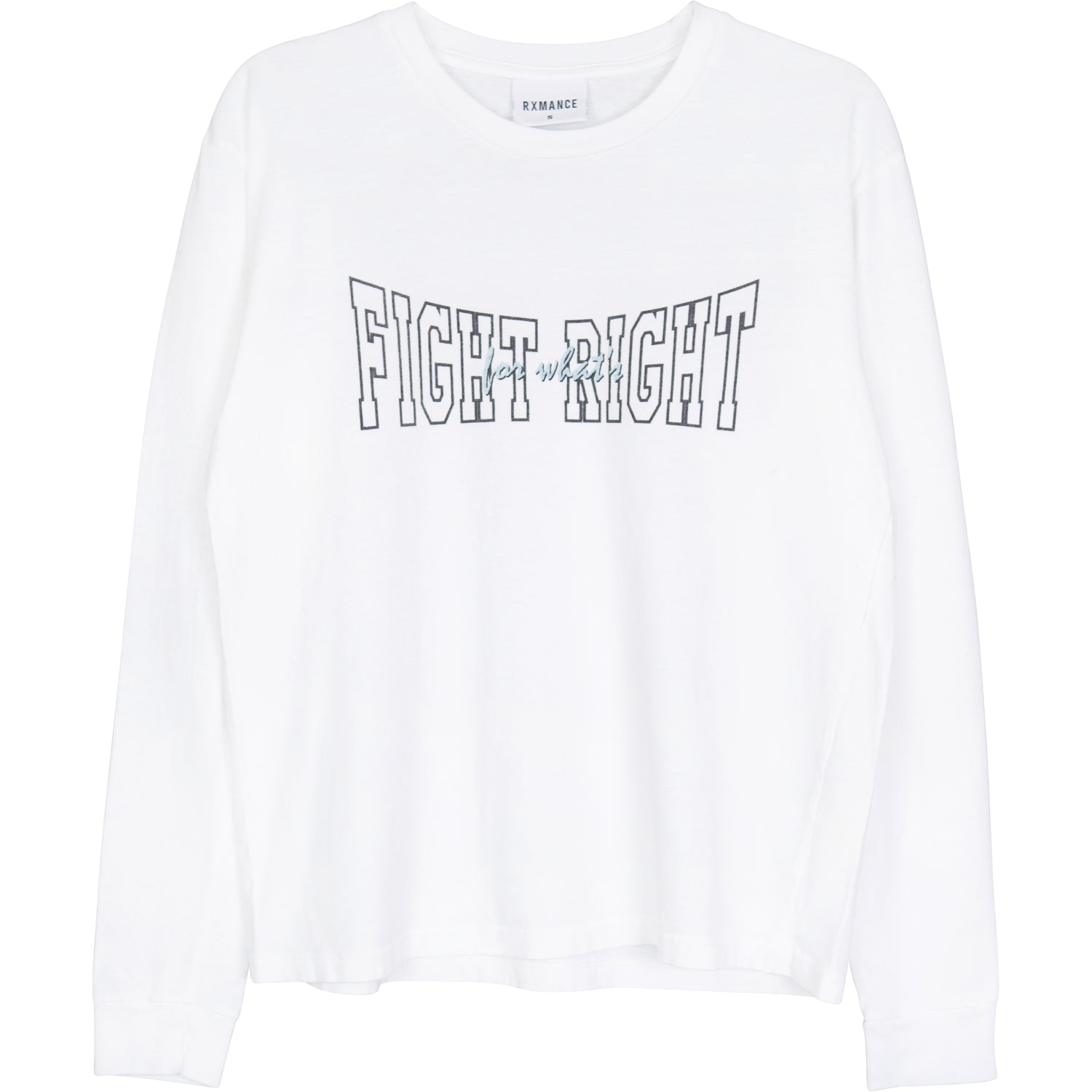 FIGHT RIGHT LONG SLEEVE TEE