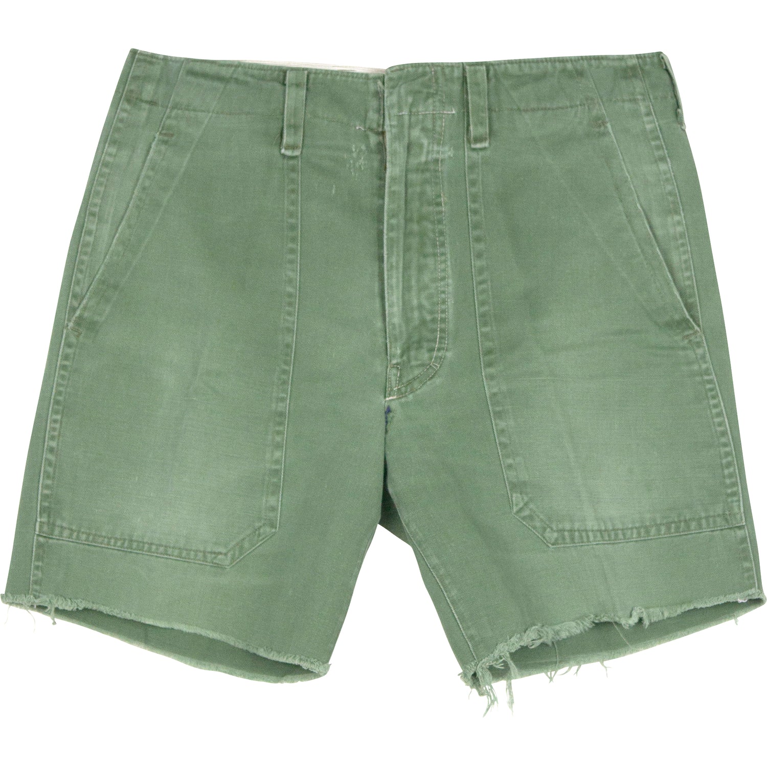 VINTAGE ARMY CUT-OFF SHORTS - SIZE 29