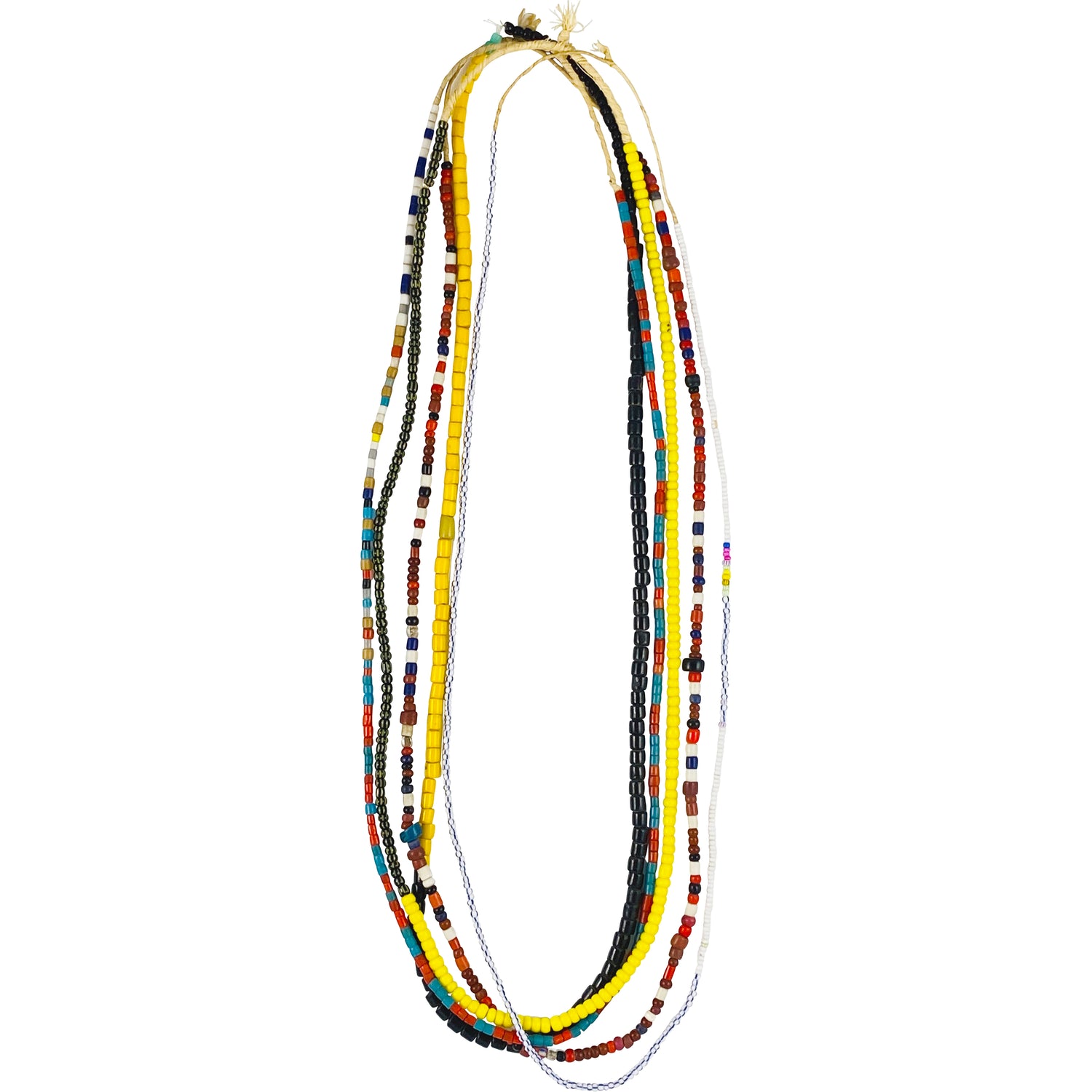 CURATED AFRICAN BEADED STRINGS x 5