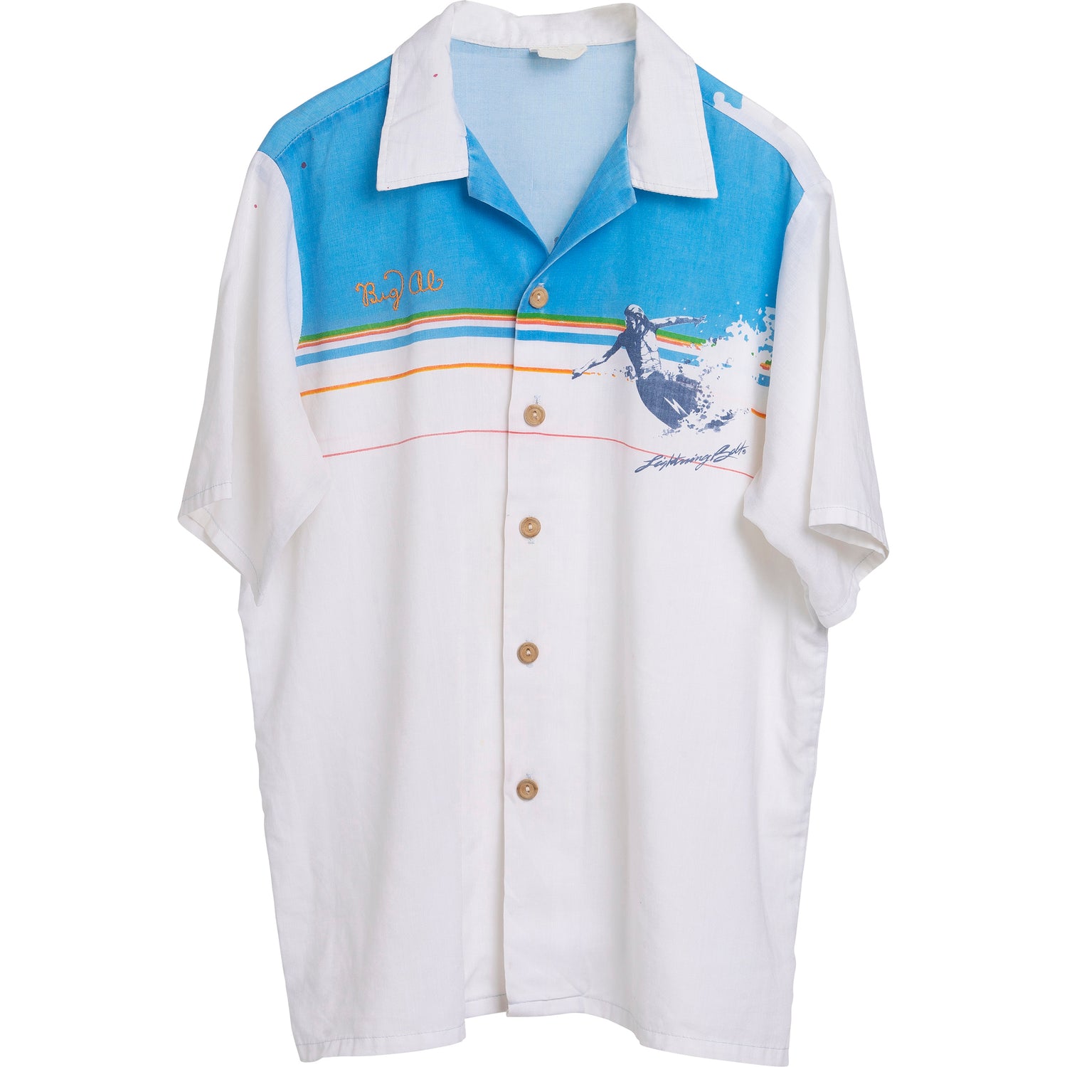 VINTAGE LIGHTNING BOLT SURF SHIRT