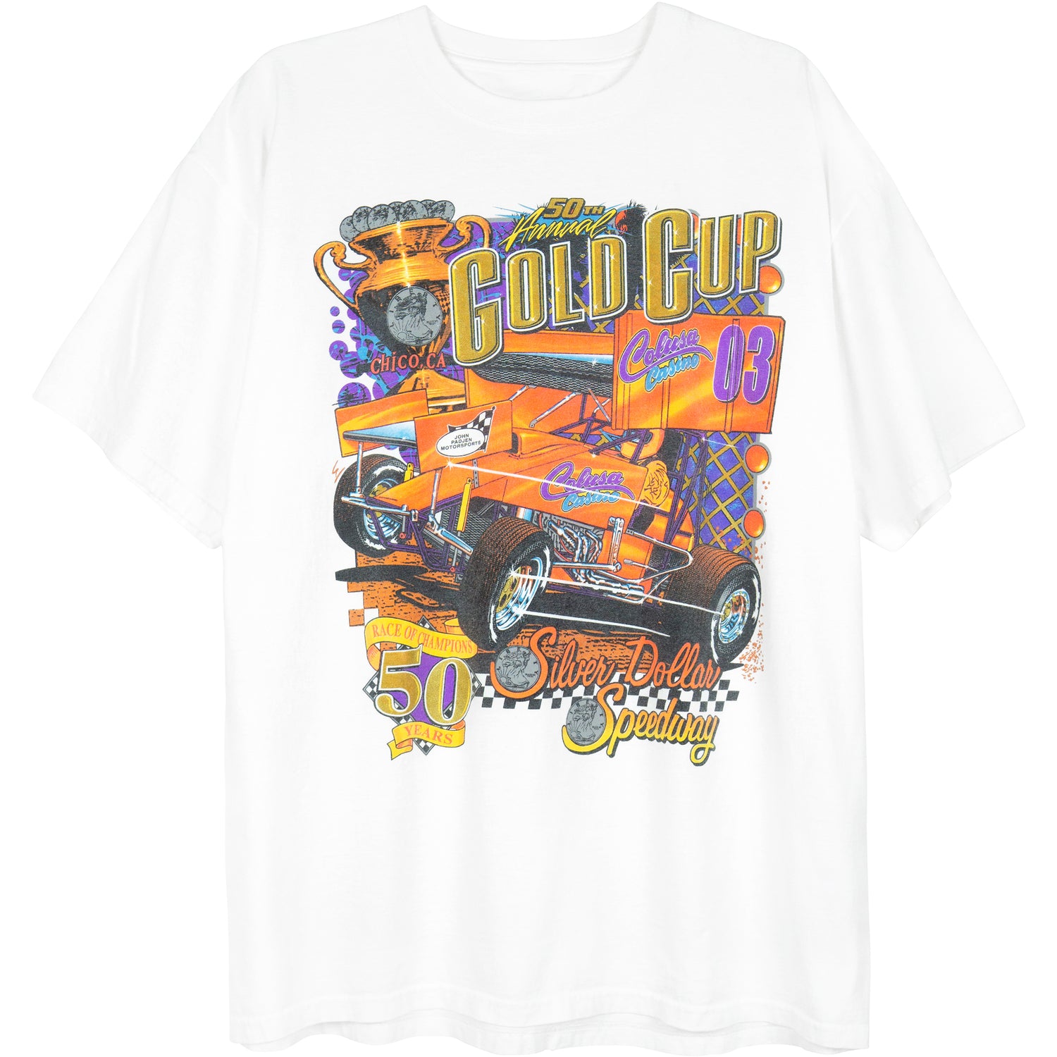 VINTAGE GOLD CUP SPEEDWAY TEE