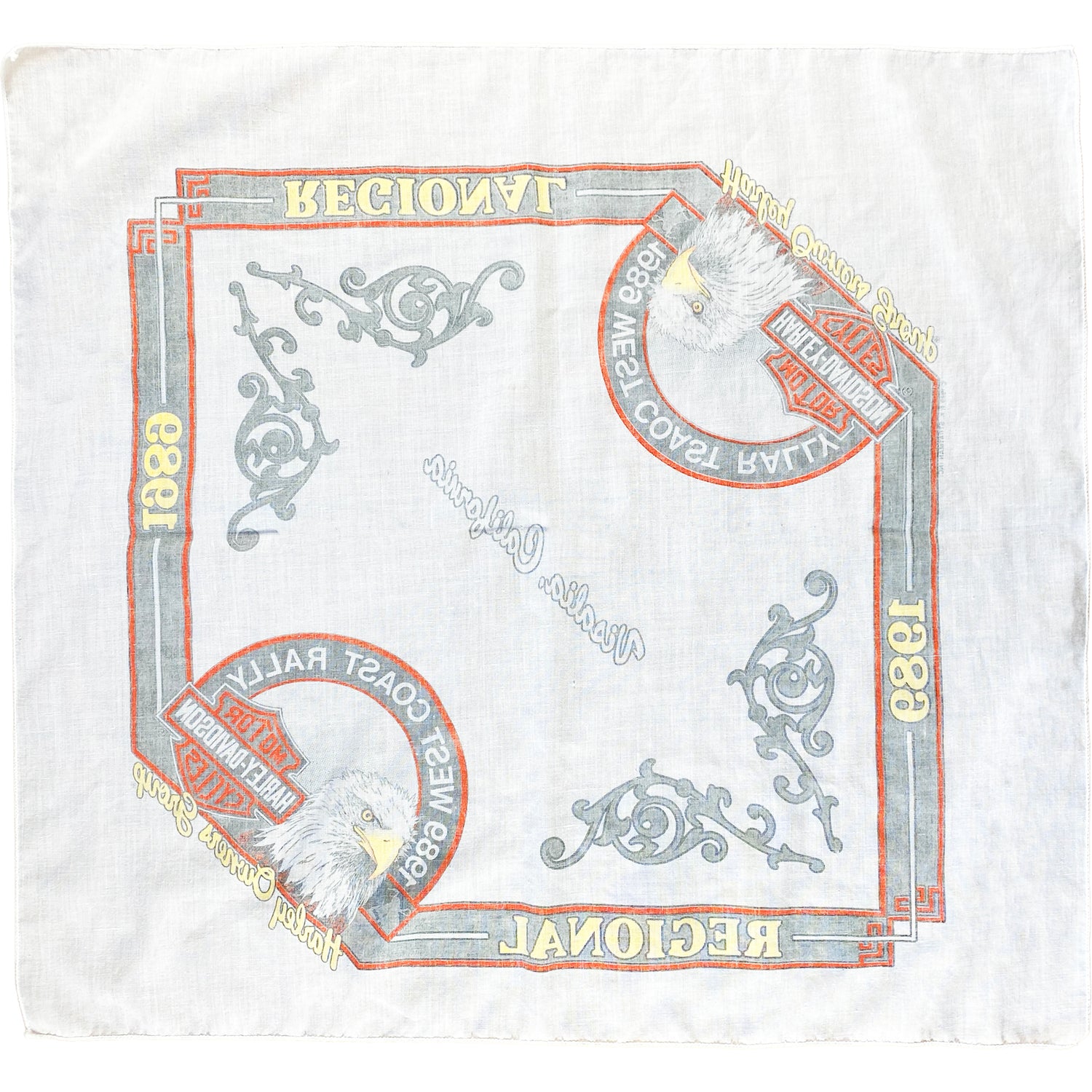 VINTAGE HARLEY DAVIDSON BANDANA
