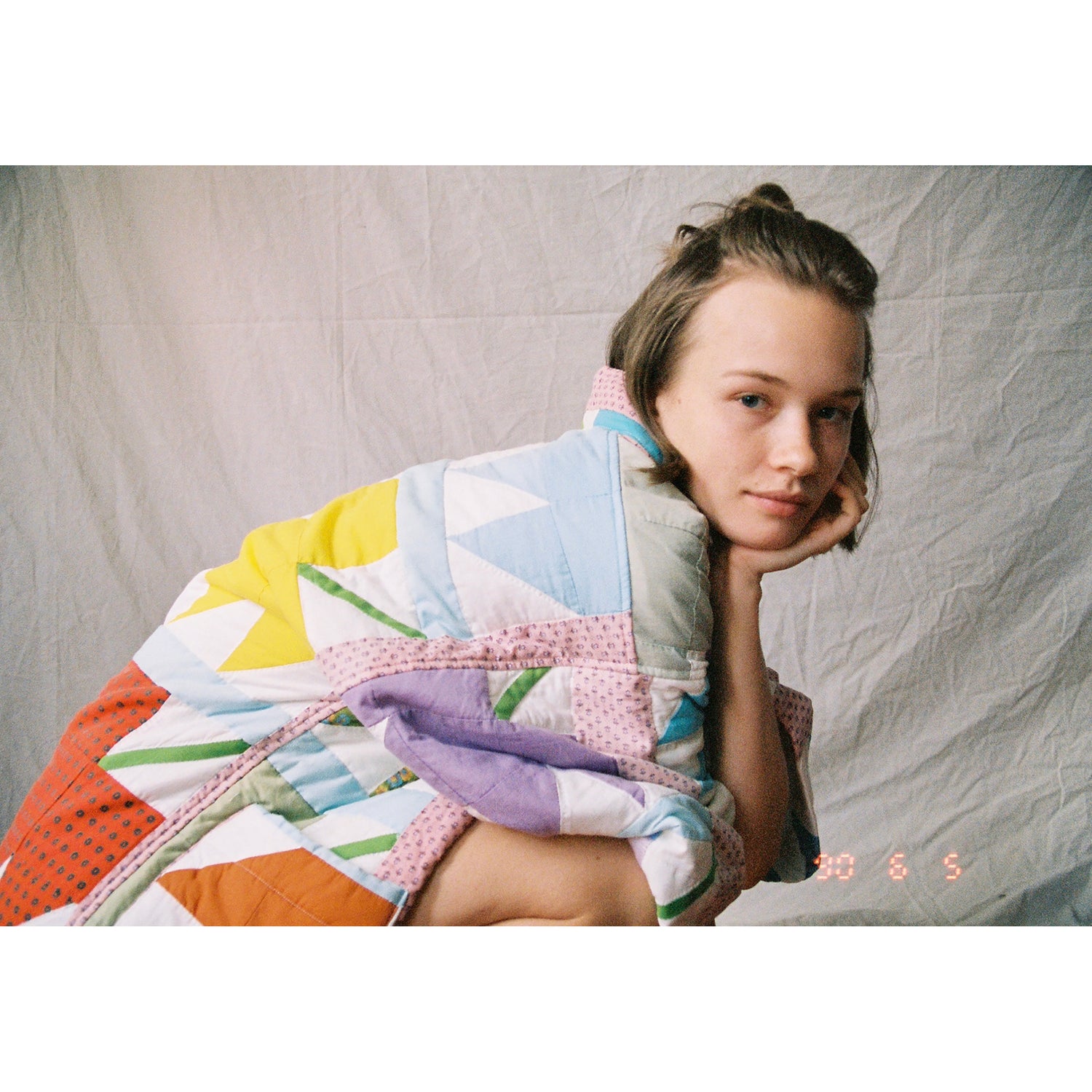 UPCYCLE BLANKET KIMONO